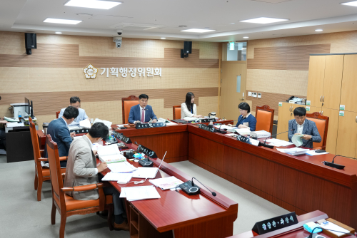 제248회 임시회 제4차 기획행정위원회
